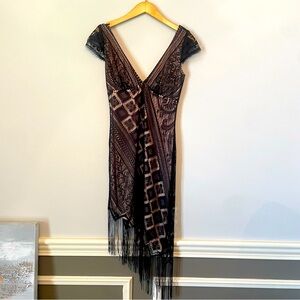 Black Lace Cocktail Dress